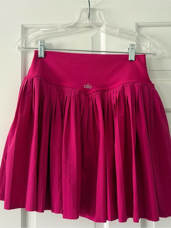 ALO Yoga Dresses & Skirts - ALO Yoga Grand Slam Tennis Skirt Women's Pink Pleated Athletic Skirt